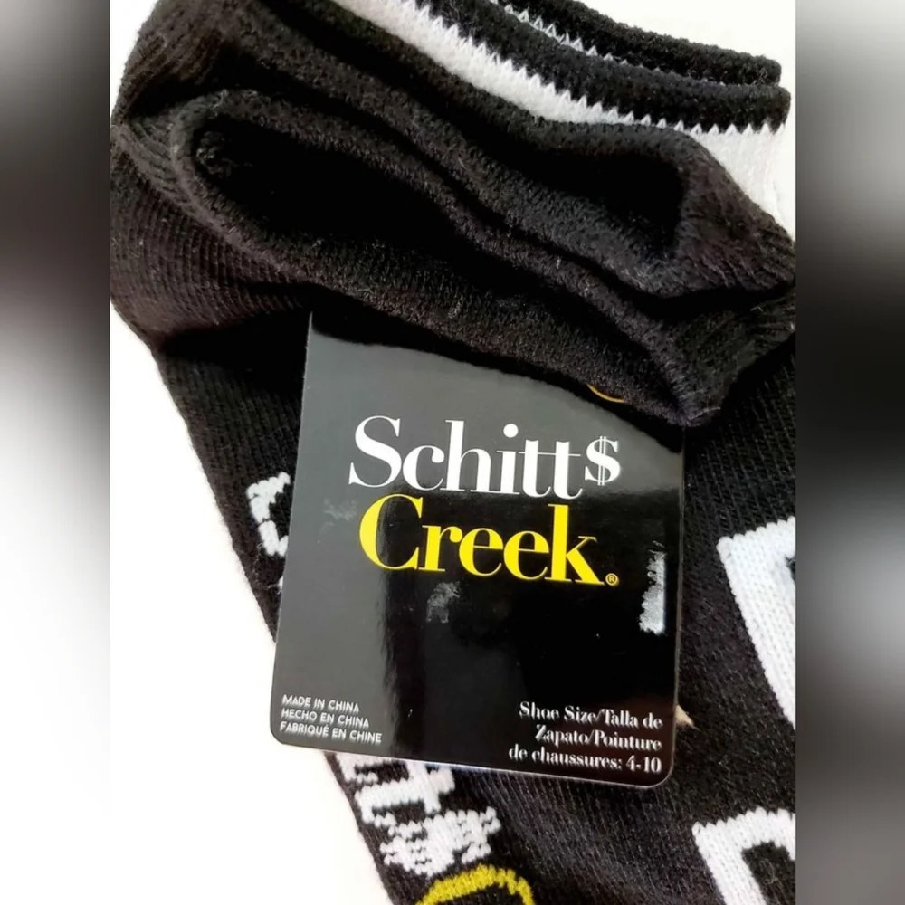 New Women's Schitt's‎ Creek No Show Socks 5 Pairs